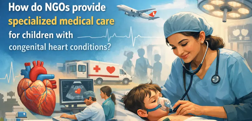 NGOs provide specialized medical care for children with congenital heart conditions