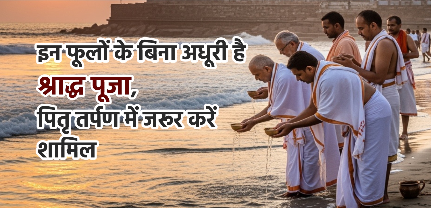 इन फूलों के बिना अधूरी है श्राद्ध पूजा, पितृ तर्पण में जरूर करें शामिल