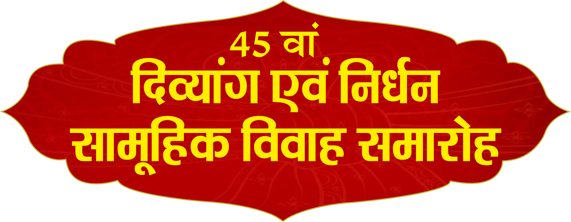 45th mass wedding in Udaipur, Raj.