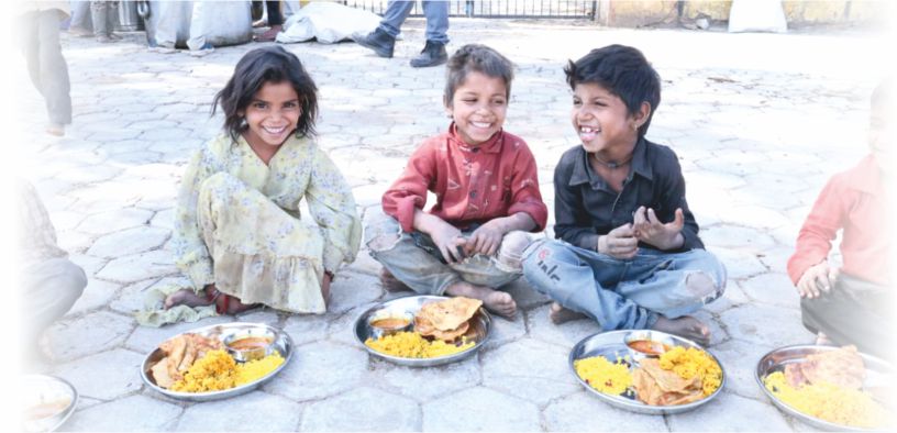 Narayan Seva Sansthan - ਭੋਜਨ