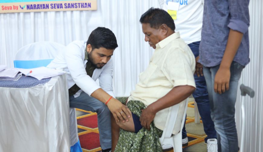 Narayan Seva Sansthan - Narayan Limb Distribution Camp Visakhapatnam