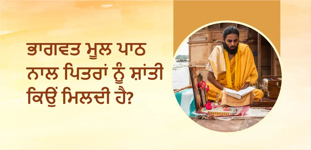 ਪਿਤ੍ਰੁ ਪੱਖ ਵਿੱਚ ਭਾਗਵਤ ਮੂਲਪਾਠ ਤੋਂ ਪੁਰਖਿਆਂ ਨੂੰ ਸ਼ਾਂਤੀ ਕਿਉਂ ਮਿਲਦੀ ਹੈ?