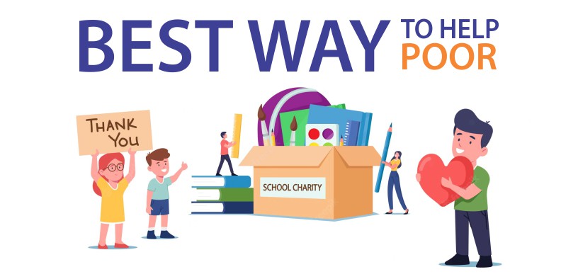 Best way to help poor