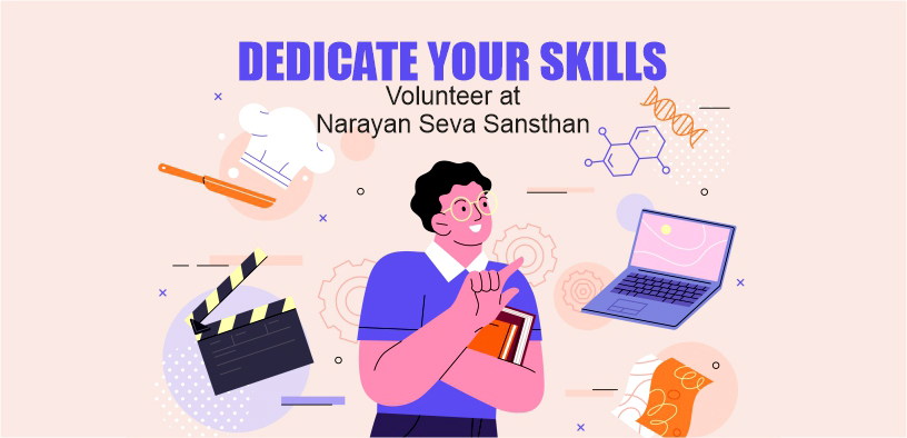 Volunteer at Narayan Seva Sansthan